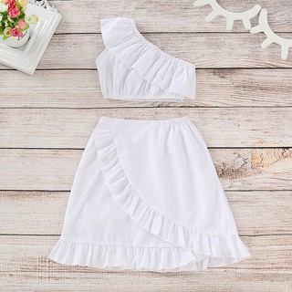 Bộ áo + chân váy cho bé gái