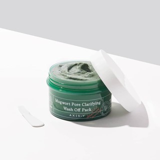 Mặt nạ đất sét ngải cứu thanh lọc và làm sạch da AXIS-Y Mugwort Pore Clarifying Wash Off Pack 100ml