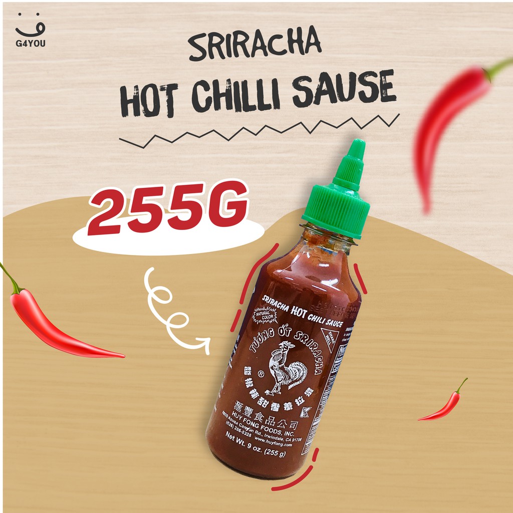 Sốt Sriracha Hot Chilli 0 Kcal 255G