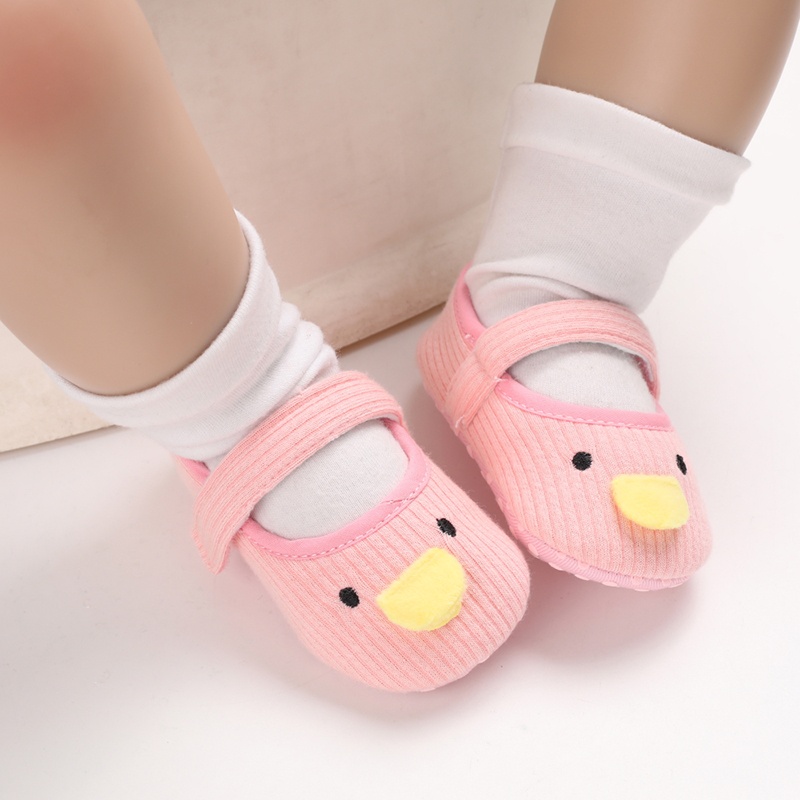 Giày Công Chúa Chống Trượt Cho Bé Gái Sơ Sinh Từ 0-18 Tháng Tuổi