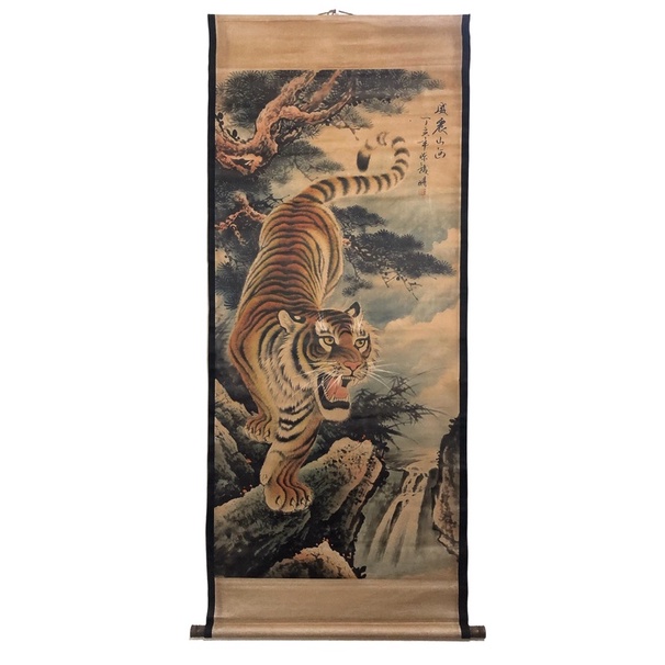 Tranh mãnh hổ hạ sơn