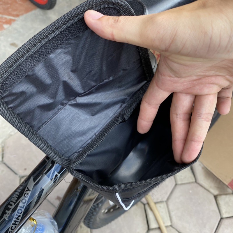 Túi xe đạp Shimano XTR chất liệu vải, có phản quang