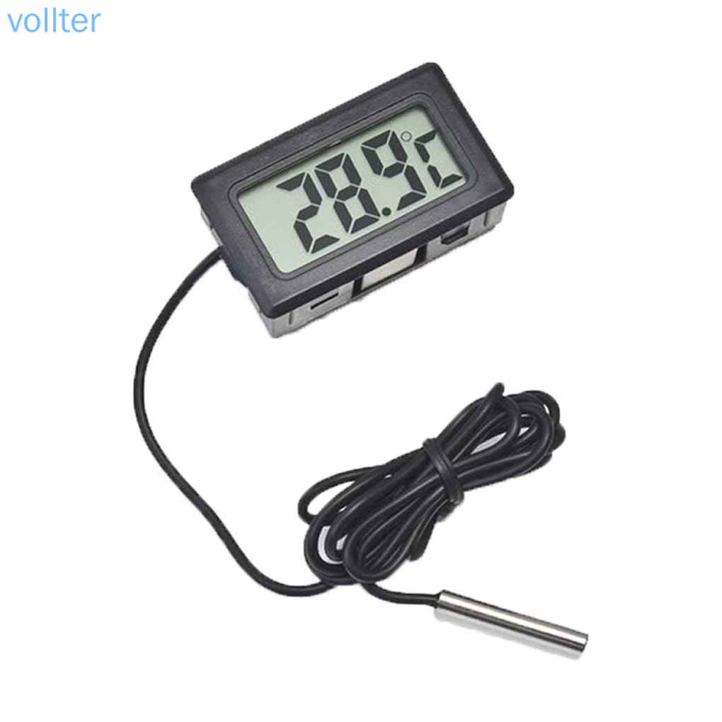 VOLL Digital LCD Thermometer for Refrigerator Fridge Freezer Temperature Meter -50 to 110°C