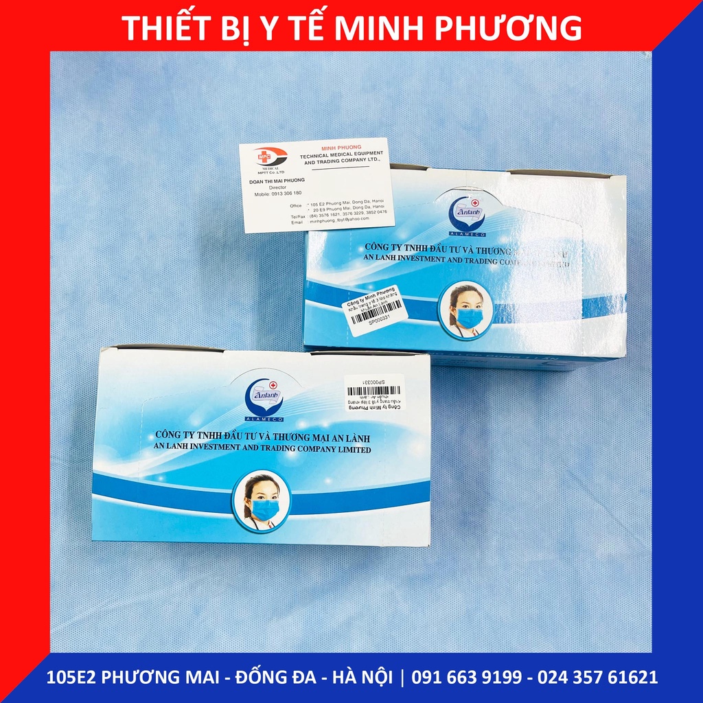 Khẩu trang y tế 3 lớp kháng khuẩn An Lành