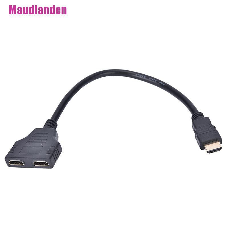 Bộ Chia Cổng Hdmi 1080p Sang 2 Đầu Âm 1 Trong 2