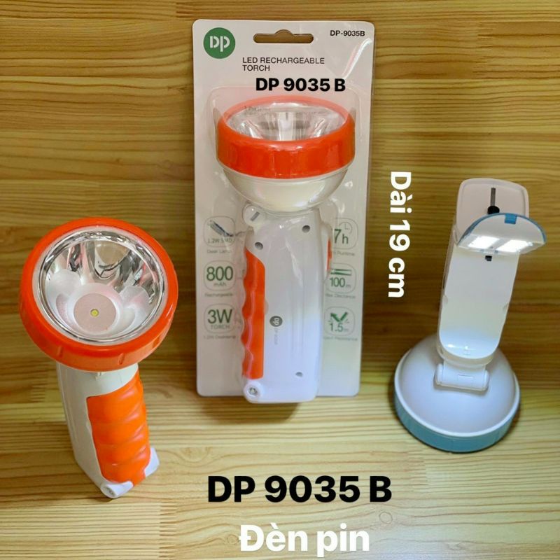 Đèn Pin LED Sạc Cầm Tay DP-9035 | Shopee Việt Nam