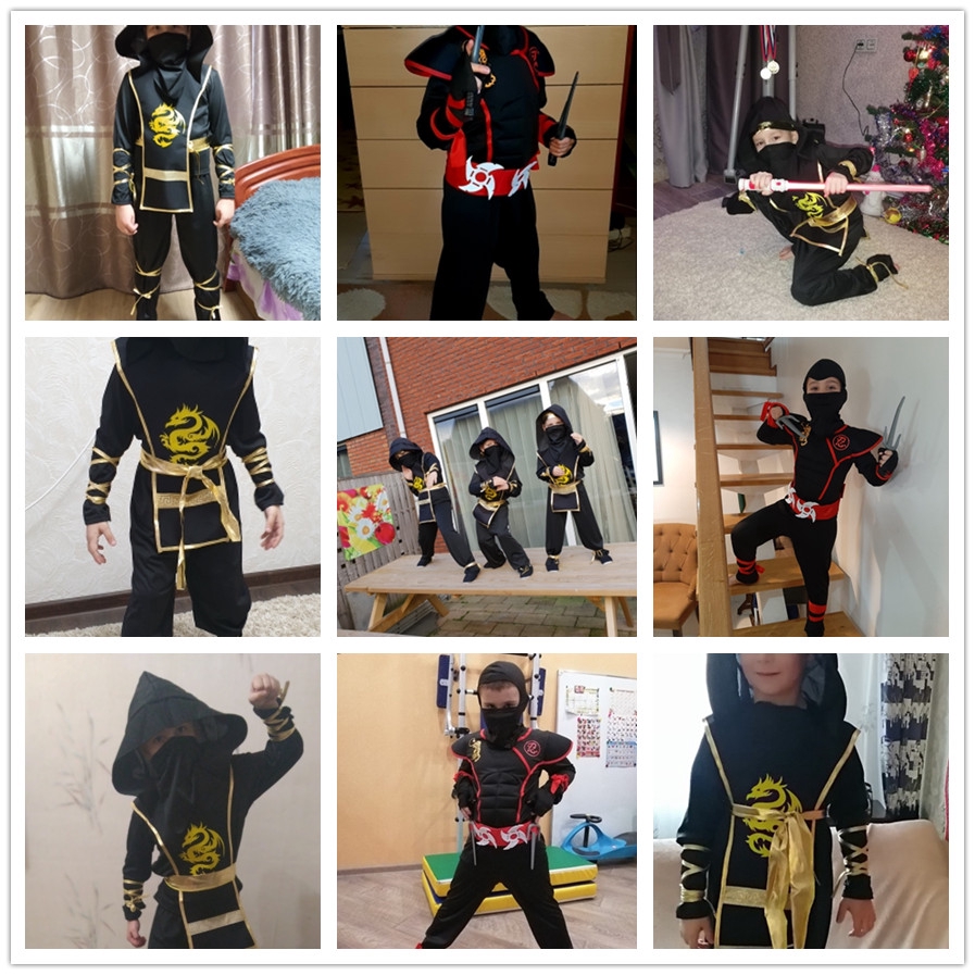 Bộ Đồ Hóa Trang Ninja Độc Đáo Cho Bé Dịp Halloween