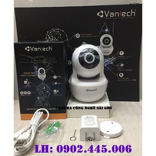 Camera wifi robot Vantech V2010 2.0MEGAPIXEL+ THẺ 32GB