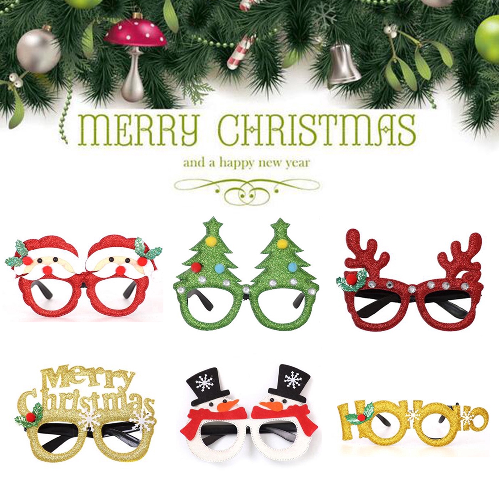 Kính mát hình thiết kế giáng sinh