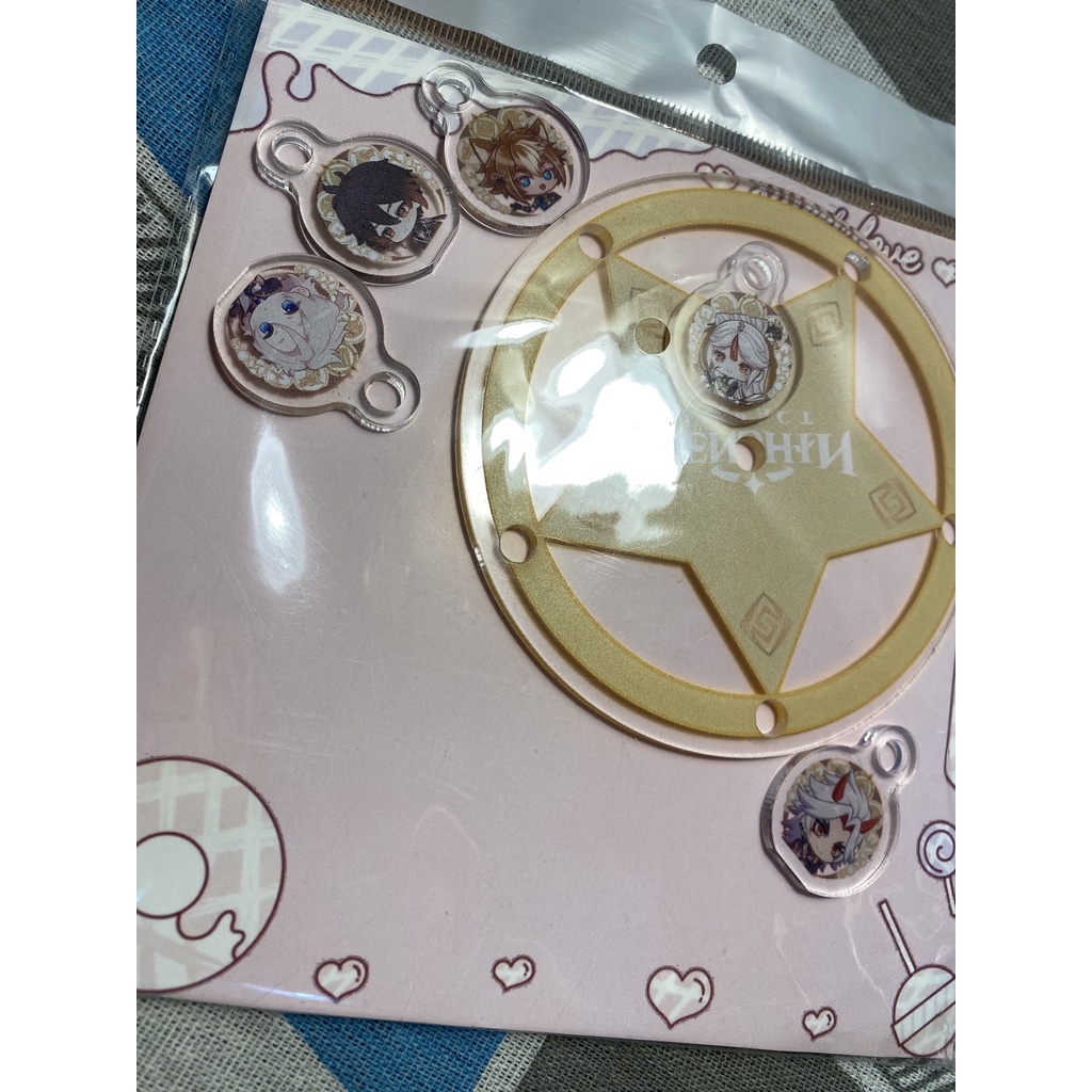 Mô Hình Standee Acrylic Mica Vòng Đu Quay Genshin Impact siêu dễ thương