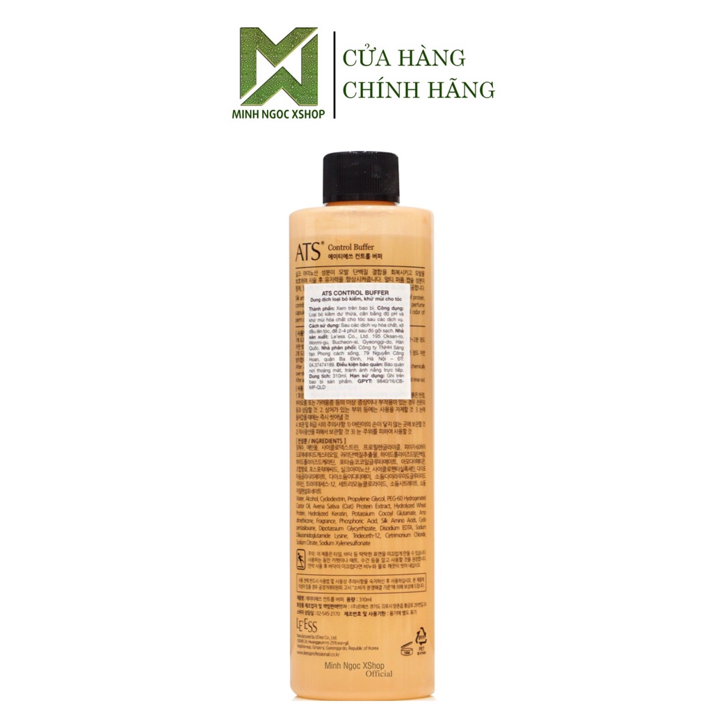 Dung dịch loại bỏ kiềm dư, khử mùi cho tóc ATS Control Buffer 310ml