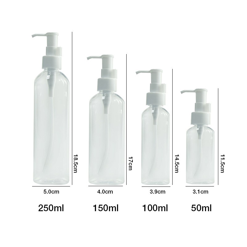 Chai Lọ Chiết Mỹ Phẩm Tinh Dầu Dung Dịch Trong Suốt 50ml