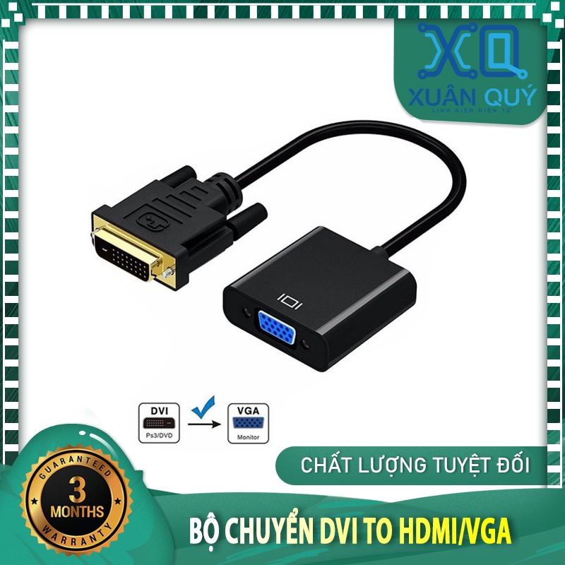 Dây Chuyển DVI to HDMI, DVI to VGA, Cáp HDMI, Cáp VGA 1.5M các mã update liên tục tại phân loại