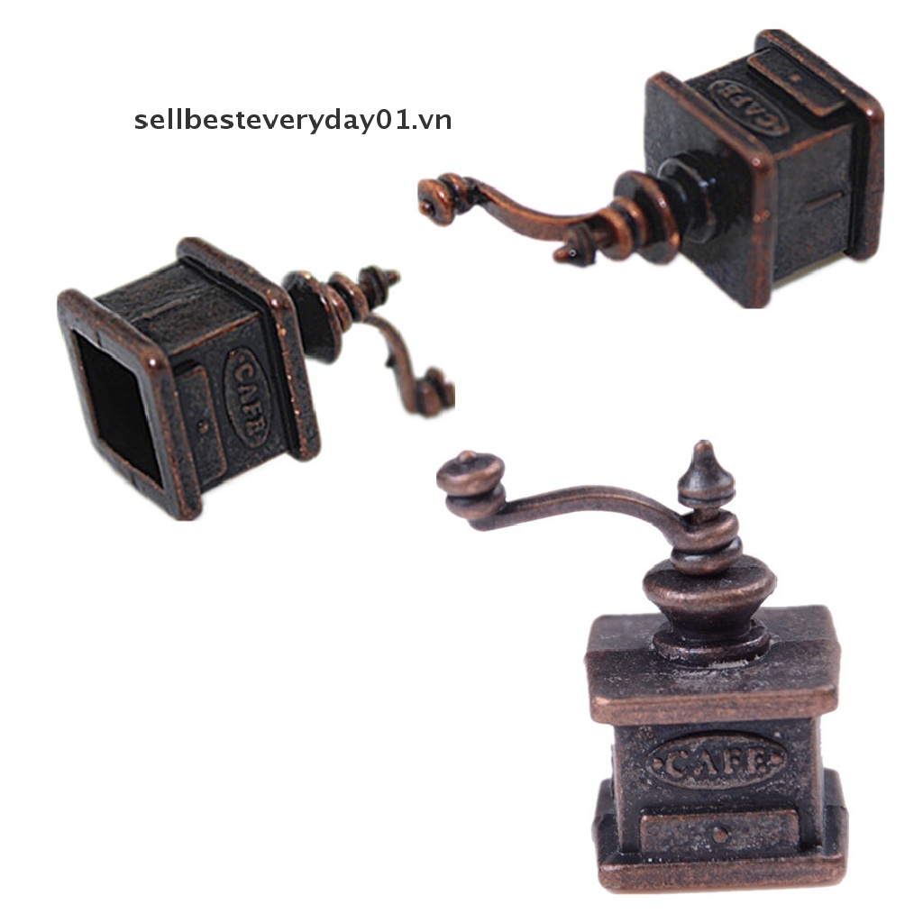 Máy Xay Cà Phê Mini Tỉ Lệ 1 / 12 Trang Trí Nhà Búp Bê