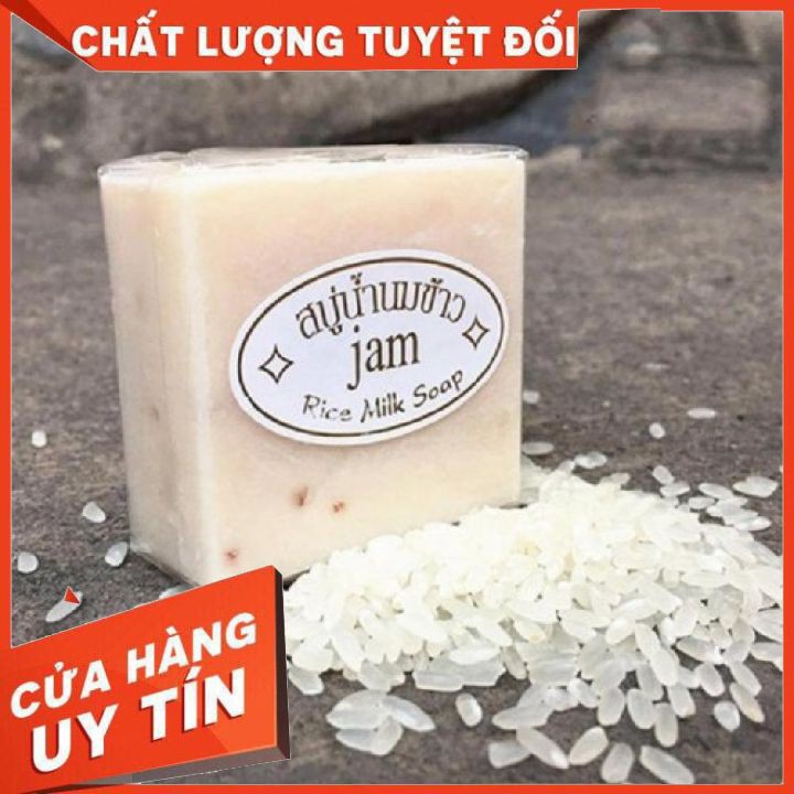 Soap kích trắng sữa gạo Jam Thái Lan