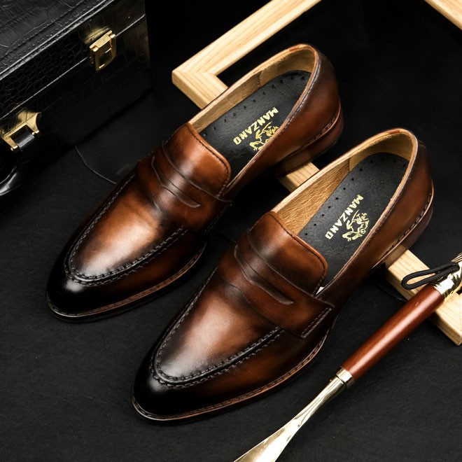 Giày nam thủ công Manzano phong cách mới thời thượng M88999