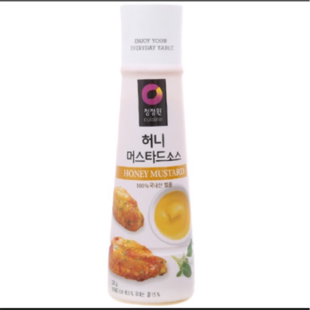 Sốt mù tạt mật ong Miwon 320g