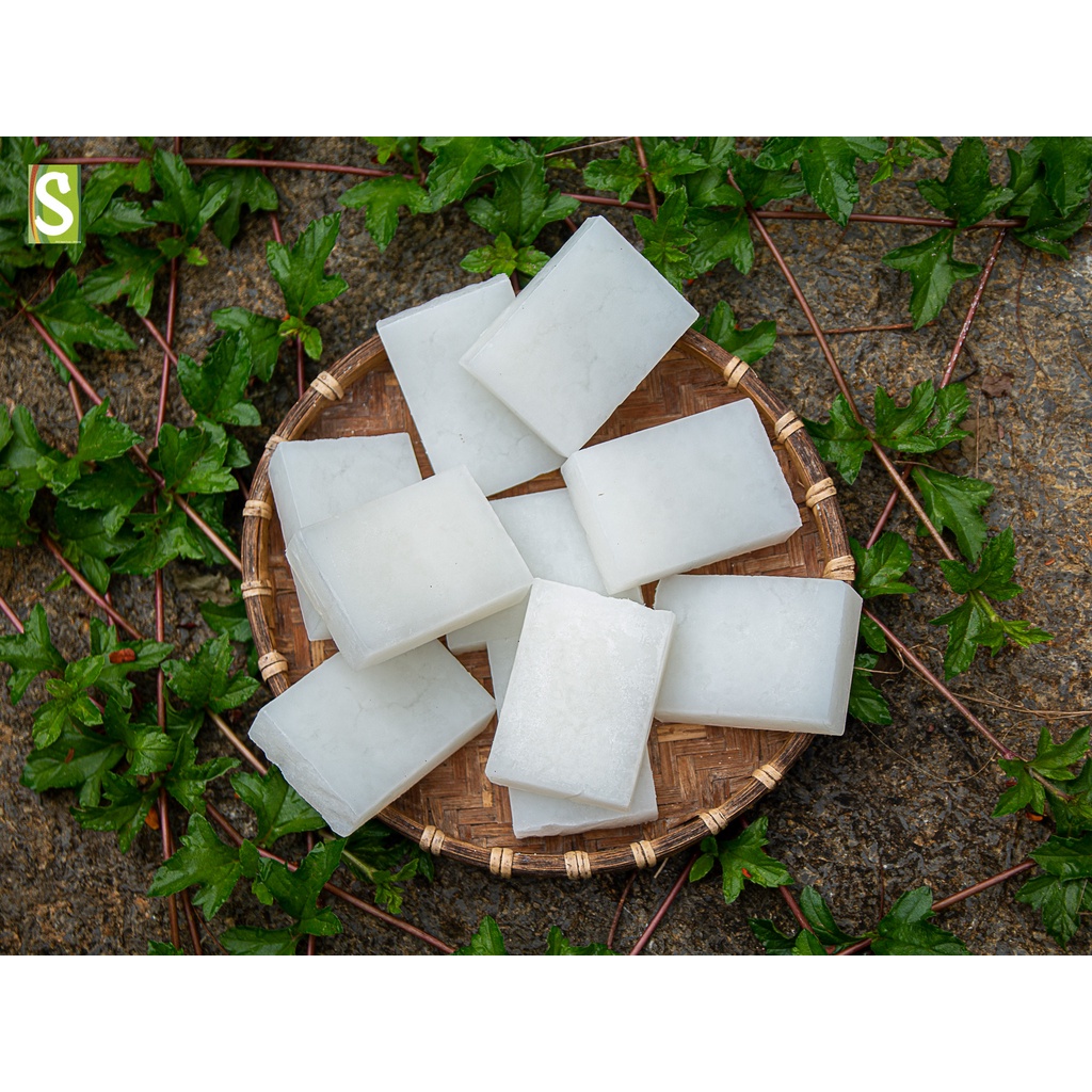 100G Phôi Xà BôngThiên Nhiên Hữu Cơ Sinh Dược Từ Dầu Dừa và Dầu Cọ Đạt Chuẩn USDA