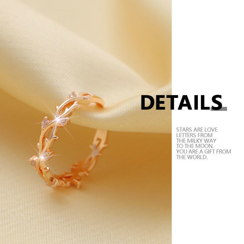 Nhẫn Đeo Tay Làm Từ Kim Loại Đính Đá Phong Cách Hàn Quốc Thời Trang Thanh Lịch Cho Nữ