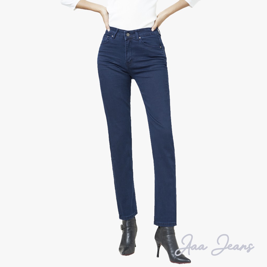 Quần Jean Nữ Ống Đứng Lưng Cao Aaa Jeans Nhiều Màu Size 26-32 | BigBuy360 - bigbuy360.vn