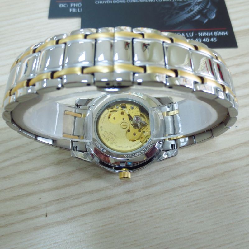 ĐỒNG HỒ CƠ NAM CITIZEN NHẬT BÃI XỊN MÁY CƠ AUTOMATIC TỰ ĐỘNG NẠP CÓT