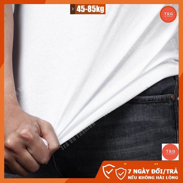 Áo phông nam màu trắng thun co dãn 4 chiều mềm mịn mát in Gấu sup GZ216 | BigBuy360 - bigbuy360.vn