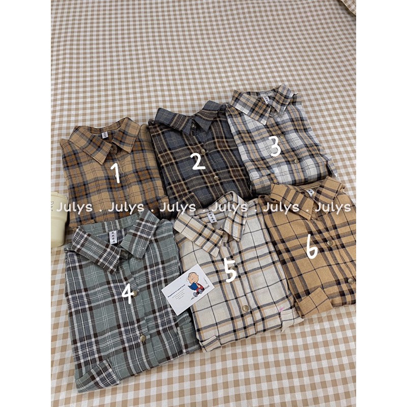 [Mã WASKT304 giảm 15% tối đa 30K đơn 99K] Sơ mi kẻ ulzzang form to (ảnh thật mình chụp kèm video cận chất) | BigBuy360 - bigbuy360.vn