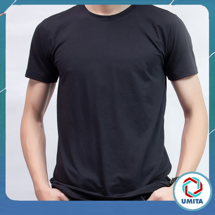 Áo Thun Nam Tay Ngắn Cổ Tròn Trơn Cotton AP61-35 - UMITA SHOP | BigBuy360 - bigbuy360.vn