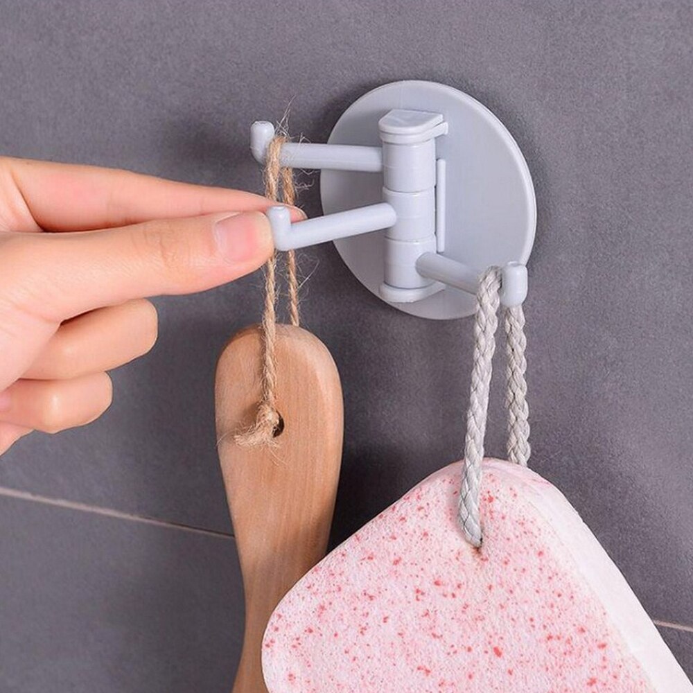 Giá treo 3 móc gắn tường tiện lợi sáng tạo