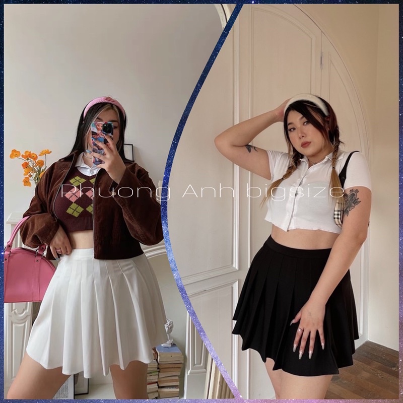 Chân váy xếp ly bigsize 60kg-90kg