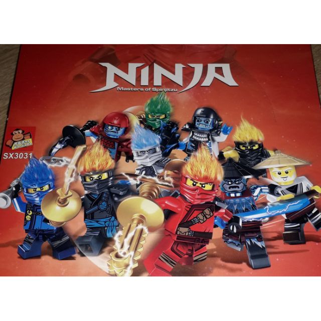 Lắp ráp 1 mini LegoNinja 3031 bằng nhựa ABS rất đẹp