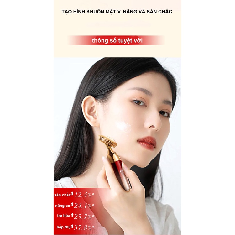 Rung điện hỗ trợ hấp thụ tinh chất nuôi dưỡng làm sáng da - Máy đẩy tinh chất massage mặt