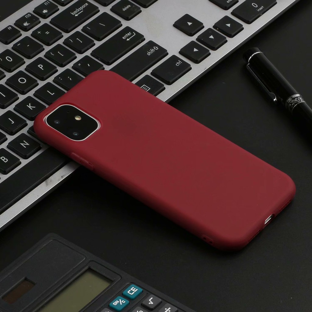 Ốp Điện Thoại Tpu Mềm Màu Trơn Cho Iphone 11 11pro 11pro Max Xr Xsmax | BigBuy360 - bigbuy360.vn