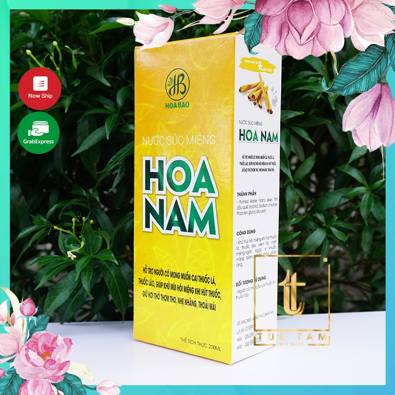 Nước Súc Miệng CAI THUỐC LÁ HOA NAM