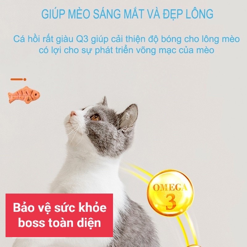 Bánh thưởng, bánh quy cá catnip cho chó, mèo,hamster,...