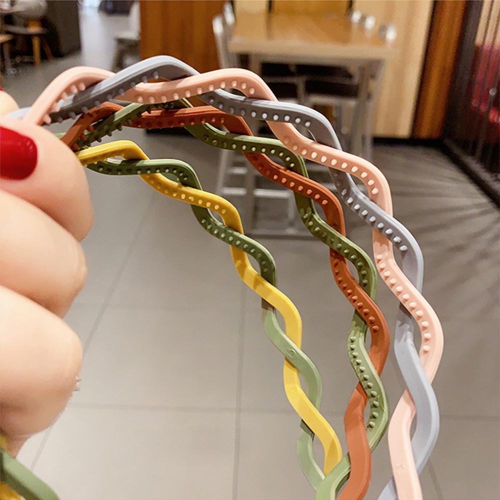 IVORY Băng Đô Cài Tóc Màu Sắc Thời Trang Cho Nữ