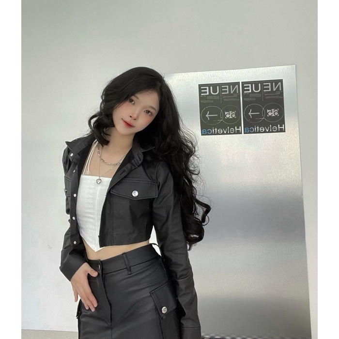 Keisha Skirt / chân váy da