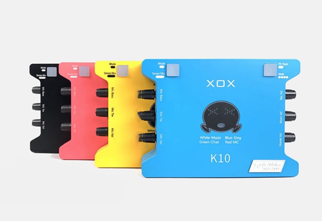 Sound Card Thu Âm XOX K10-2020 Bản Kỷ Niệm 10 năm thành lập dòng sản phẩm XOX bảo hành