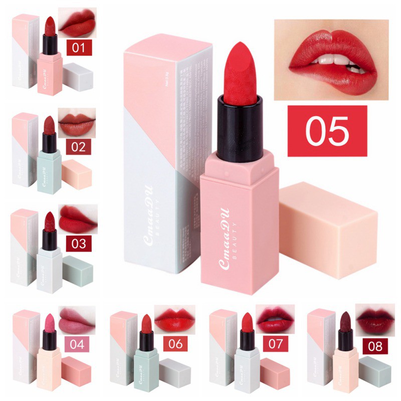 [Hàng mới về] Son môi lì nhung lâu trôi chống nước quyến rũ cho nữ