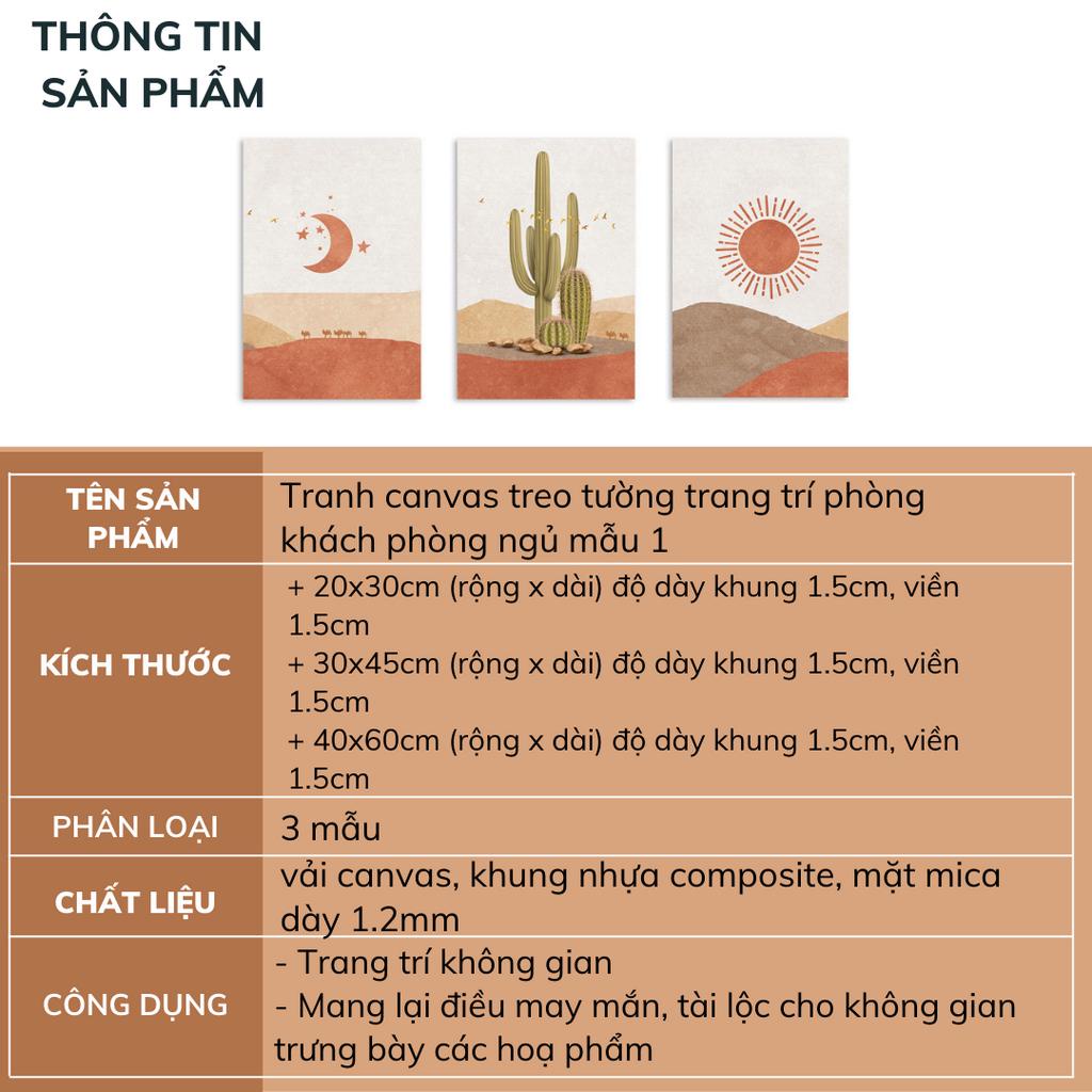 Tranh canvas treo tường trang trí phòng khách phòng ngủ mẫu 1
