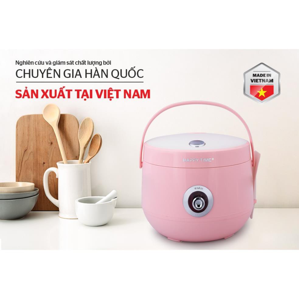 Nồi cơm điện 1.8L  HappyTime HTD8521P thân nhựa siêu bền(mầu ngẫu nhiên)