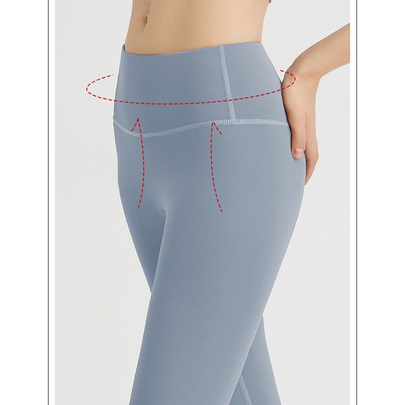 Quần tập gym yoga legging nữ cạp cao thoáng mát, Gym, Zumba, Aerobic，quần thể dục