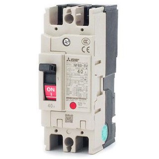 CB KHỐI MCCB Mitsubishi NF63-SV 2P 15kA 3A, 4A, 5A, 6A, 10A, 15A, 16A, 20A, 25A, 30A, 32A, 40A, 50A, 60A, 63A