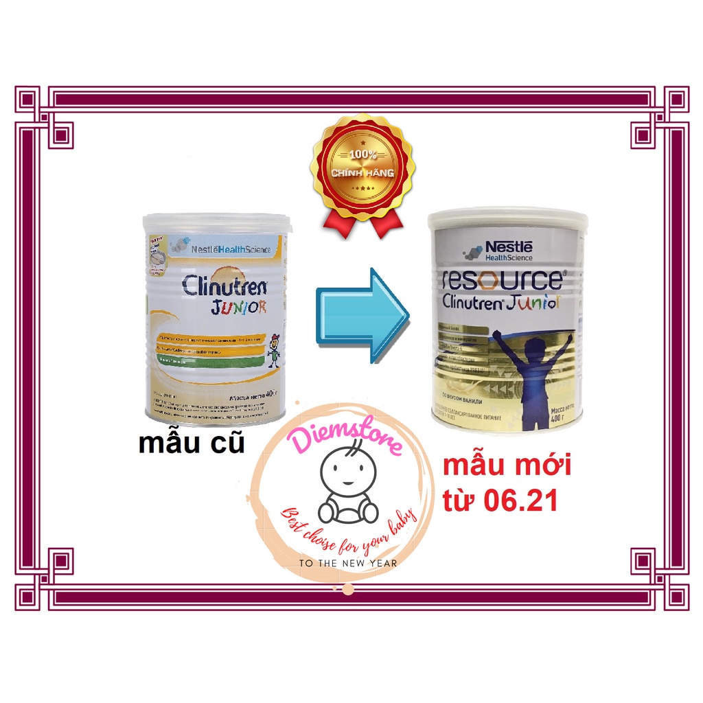 Sữa bột Clinutren 400gr hàng Nga