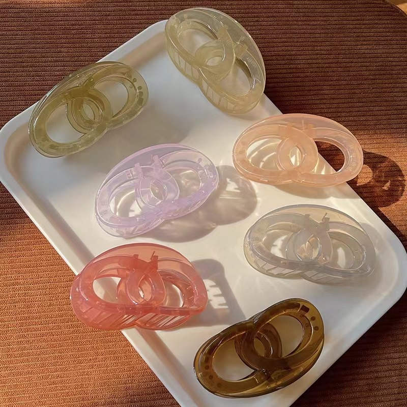 Kẹp Tóc Màu Thạch Hình Cá Mập Xinh Xắn Thời Trang Cho Nữ