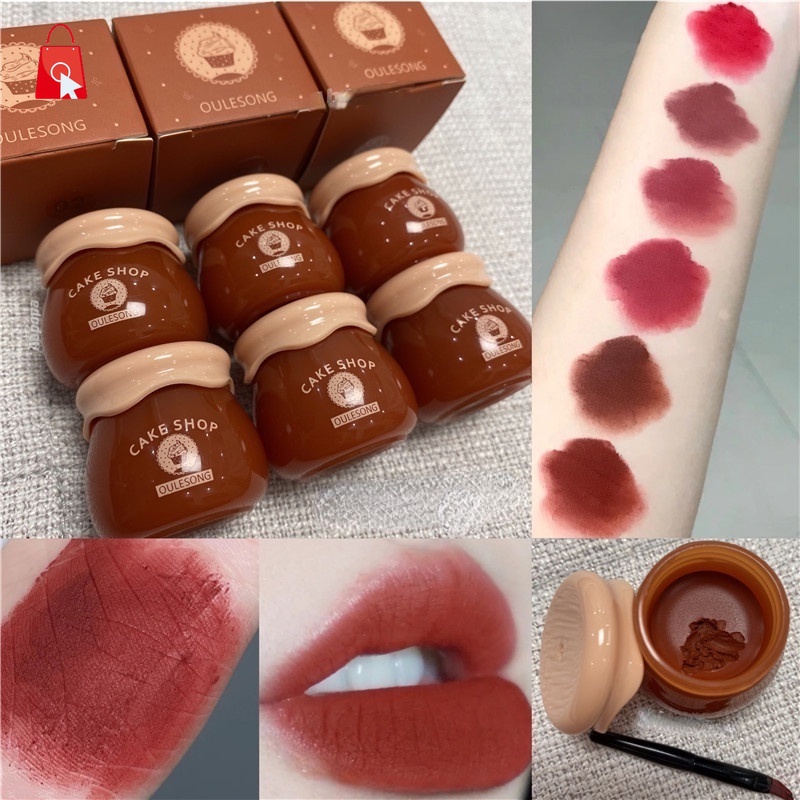 [Hàng mới về] Son lì Oulesong chống thấm nước lâu trôi với 6 màu thời trang tùy chọn