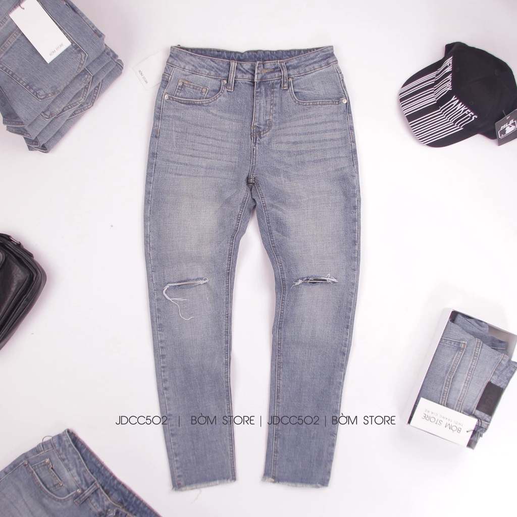 Quần Jean Nam Basic Không lai Bờm Store | BigBuy360 - bigbuy360.vn