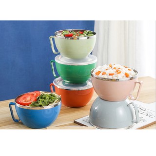 Ca inox ăn mì có nắp 900ml