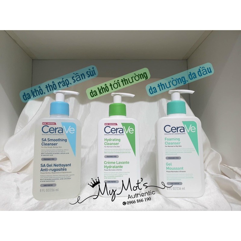 Sữa rửa mặt Cerave dành cho mọi loại da
