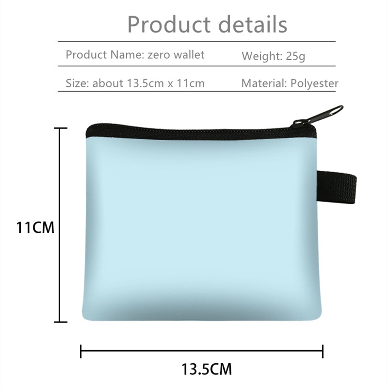 Ví Đựng Tiền Xu In Hình Thanh Gươm Diệt Quỷ Thời Trang